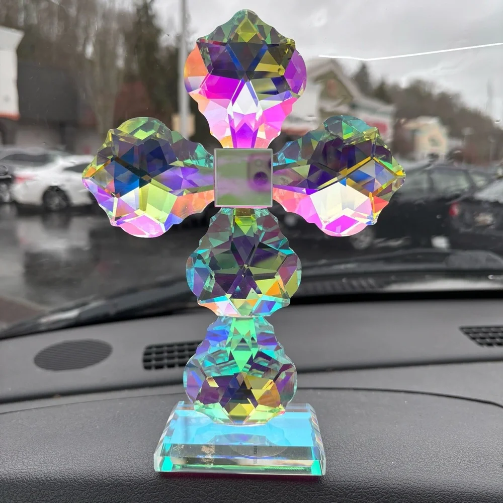 Pottery Barn crystal cross